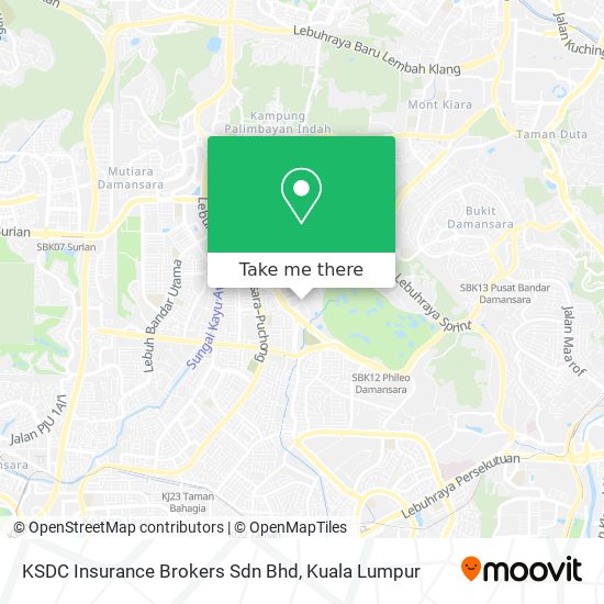 KSDC Insurance Brokers Sdn Bhd map