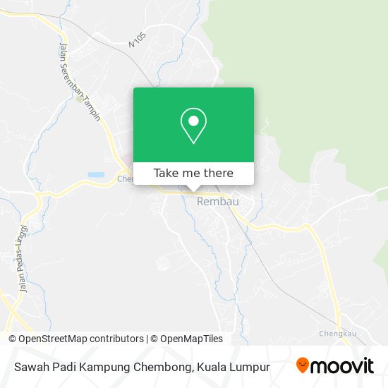 Peta Sawah Padi Kampung Chembong