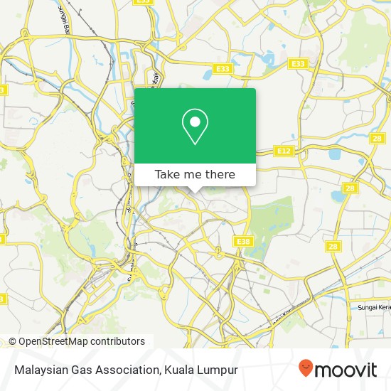 Malaysian Gas Association map