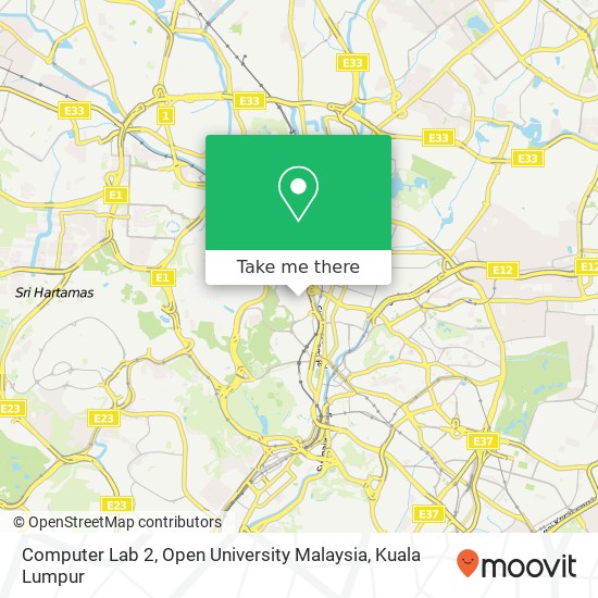 Computer Lab 2, Open University Malaysia map