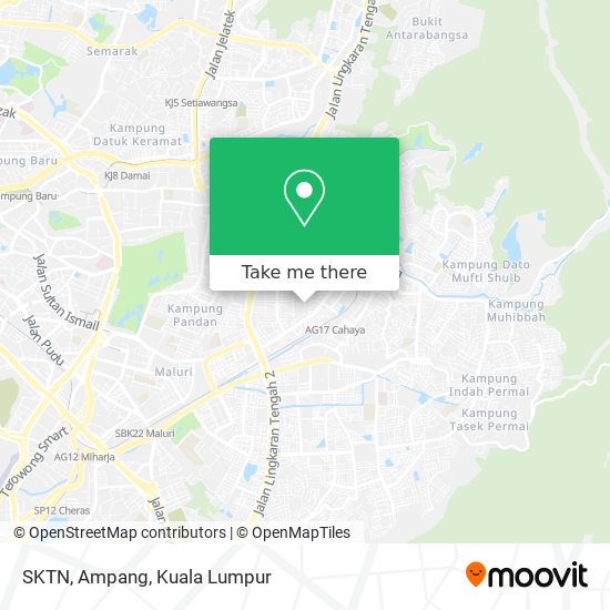 SKTN, Ampang map