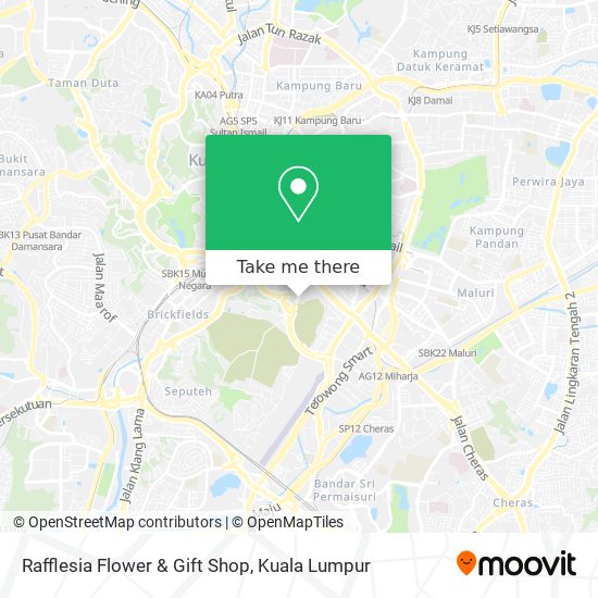 Rafflesia Flower & Gift Shop map