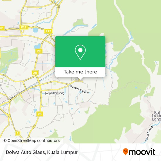 Dolwa Auto Glass map