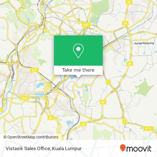 Vistasik Sales Office map