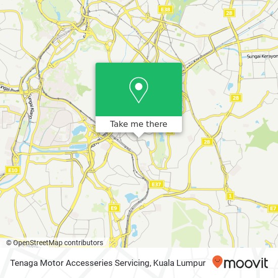 Tenaga Motor Accesseries Servicing map