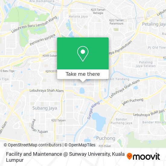 Facility and Maintenance @ Sunway University map