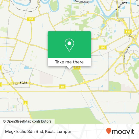 Meg-Techs Sdn Bhd map