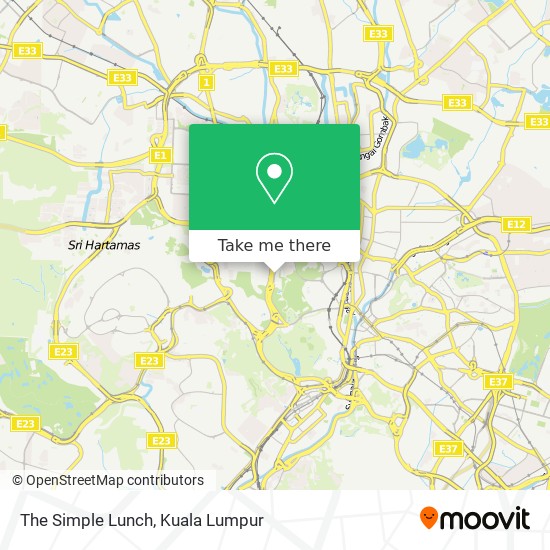 The Simple Lunch map