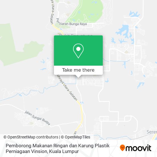 Peta Pemborong Makanan Ringan dan Karung Plastik Perniagaan Vinsion