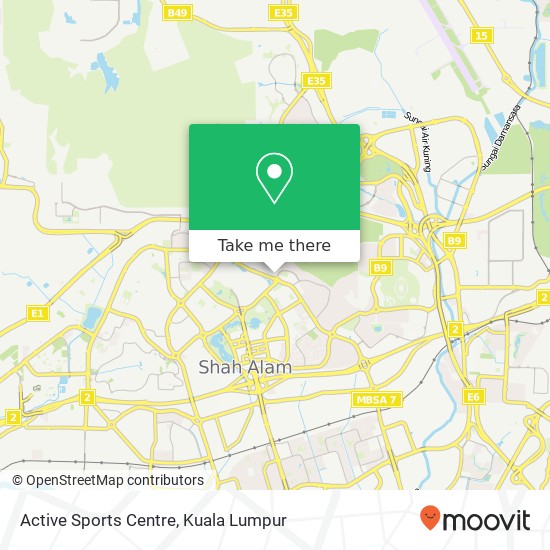 Active Sports Centre map