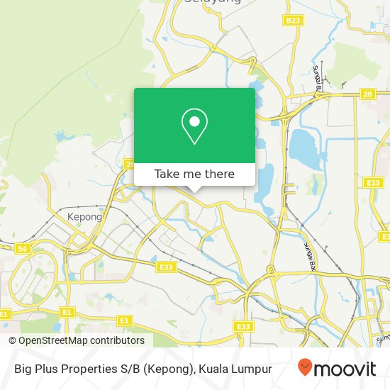 Peta Big Plus Properties S / B (Kepong)