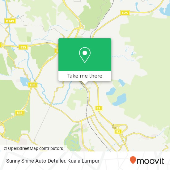 Sunny Shine Auto Detailer map