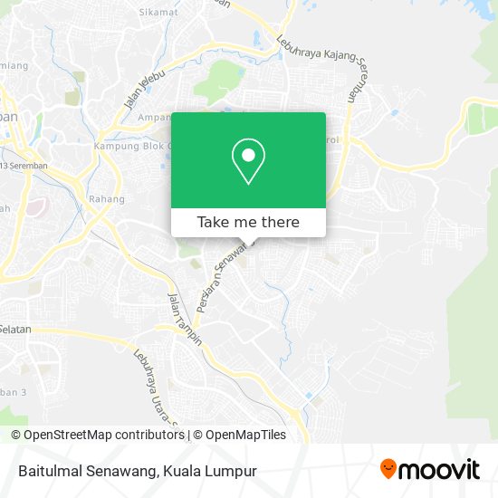 Baitulmal Senawang map