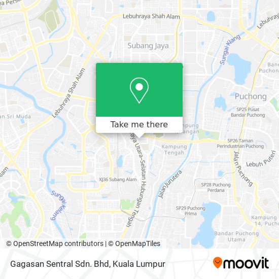 Gagasan Sentral Sdn. Bhd map