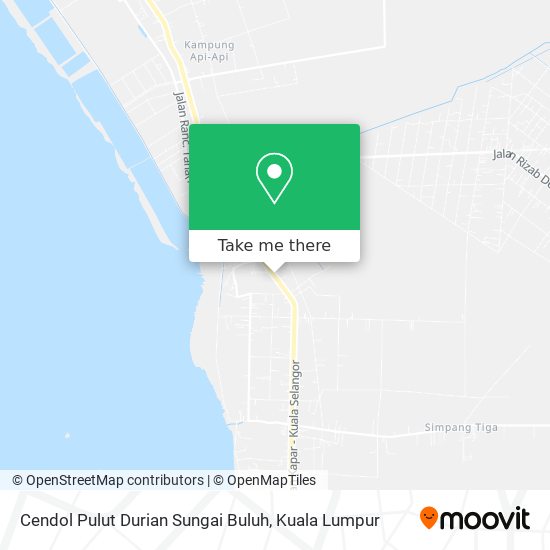 Cendol Pulut Durian Sungai Buluh map