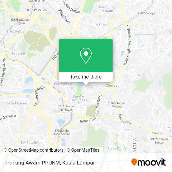 Parking Awam PPUKM map