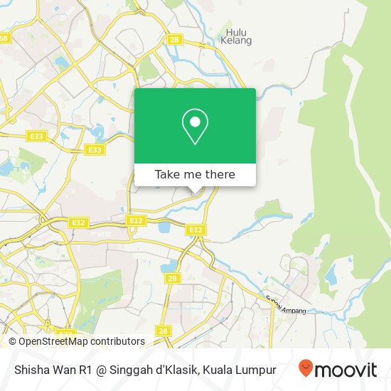 Peta Shisha Wan R1 @ Singgah d'Klasik