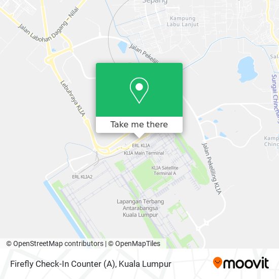 Firefly Check-In Counter (A) map