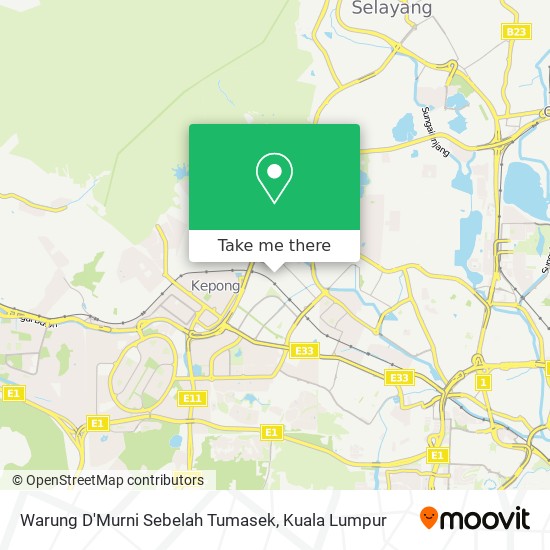 Warung D'Murni Sebelah Tumasek map