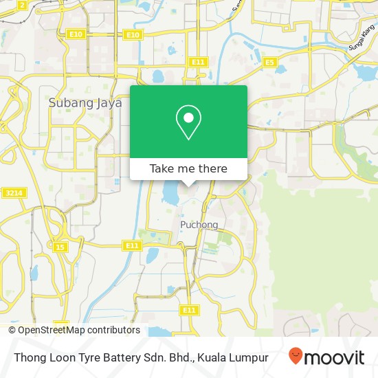 Thong Loon Tyre Battery Sdn. Bhd. map