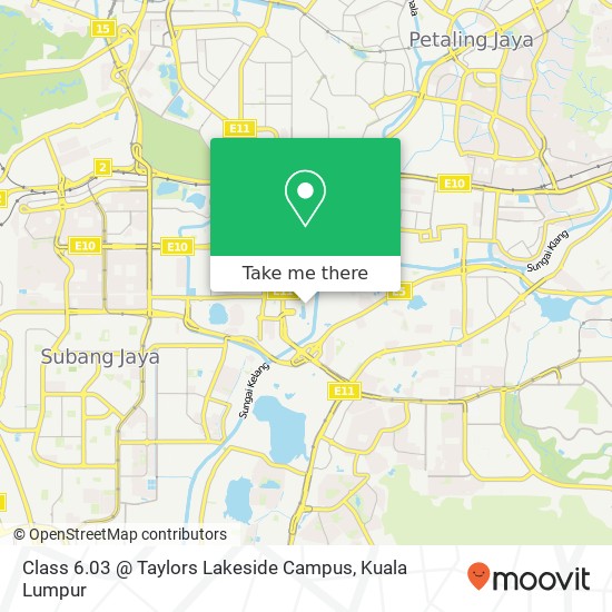 Class 6.03 @ Taylors Lakeside Campus map