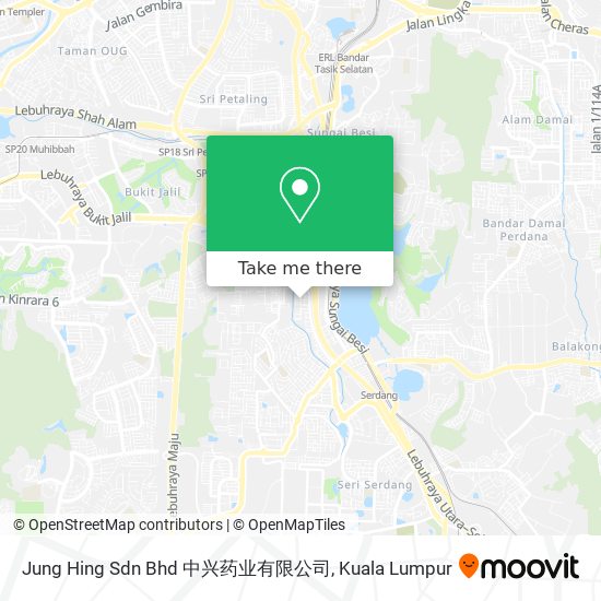 Jung Hing Sdn Bhd 中兴药业有限公司 map