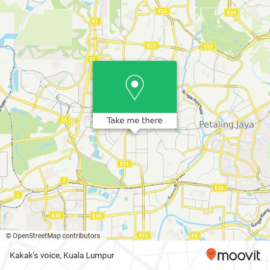 Kakak's voice map