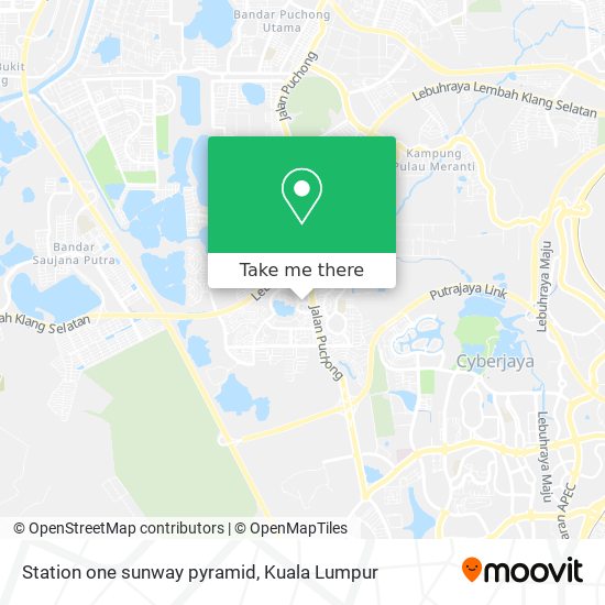 Station one sunway pyramid map