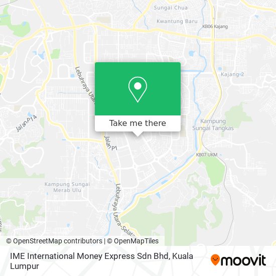 Peta IME International Money Express Sdn Bhd