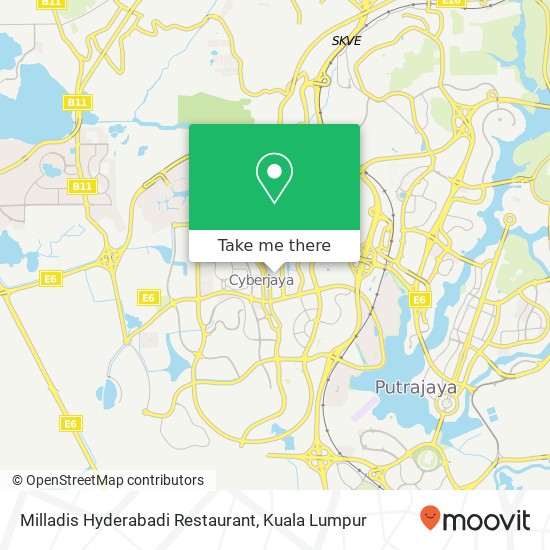 Milladis Hyderabadi Restaurant map