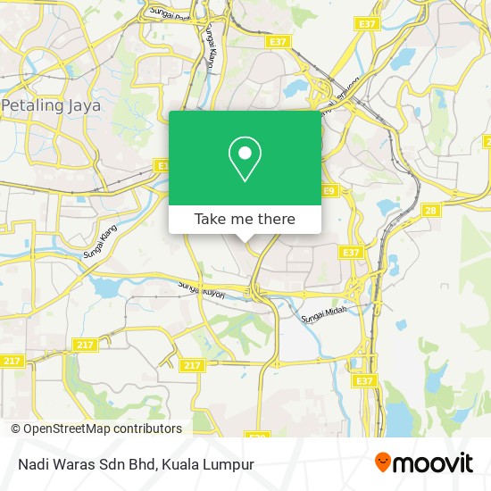 Nadi Waras Sdn Bhd map