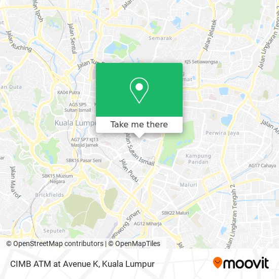 CIMB ATM at Avenue K map