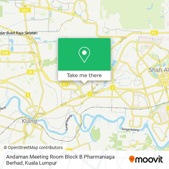 Andaman Meeting Room Block B Pharmaniaga Berhad map
