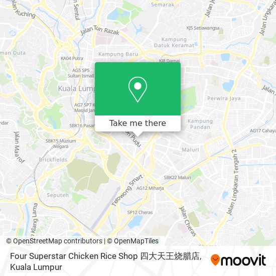 Peta Four Superstar Chicken Rice Shop 四大天王烧腊店