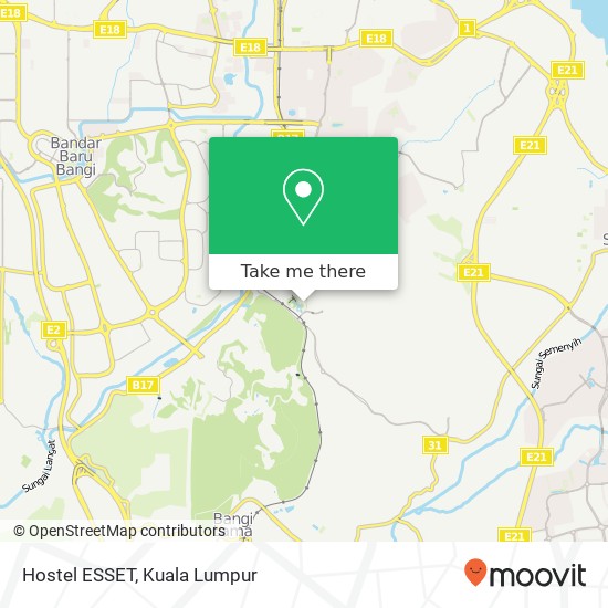 Hostel ESSET map