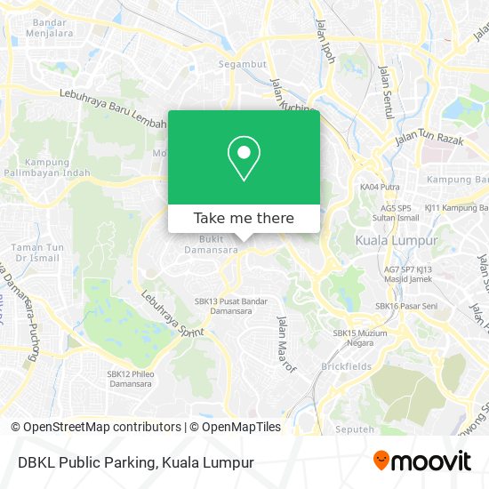 DBKL Public Parking map