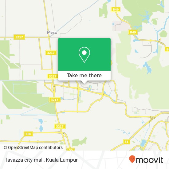 lavazza city mall map