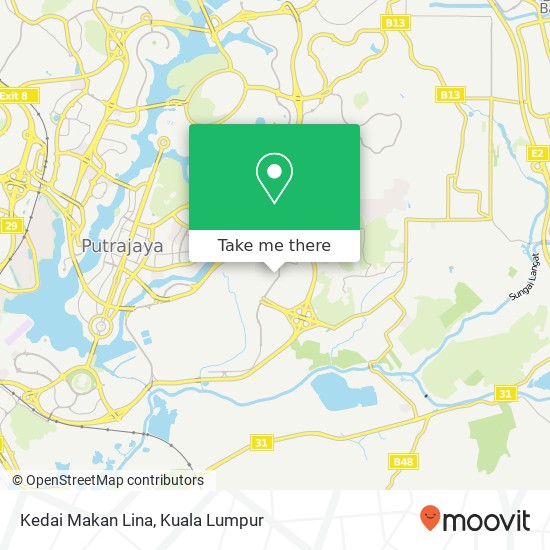 Kedai Makan Lina map