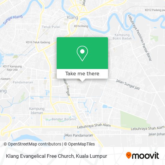 Klang Evangelical Free Church map
