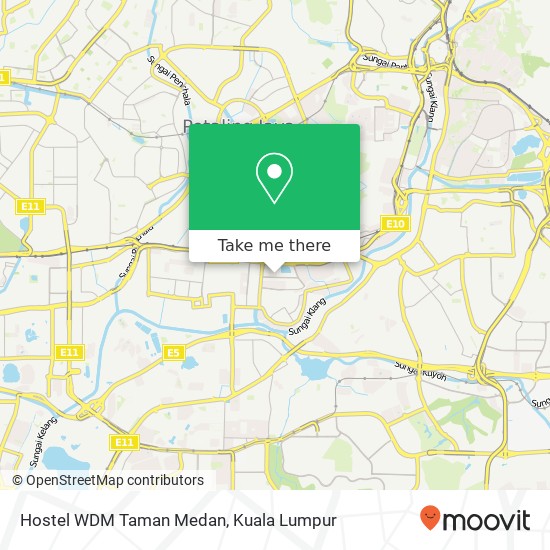 Hostel WDM Taman Medan map