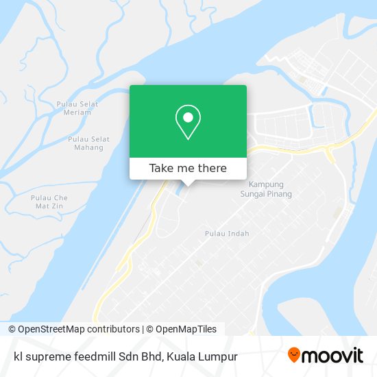 kl supreme feedmill Sdn Bhd map