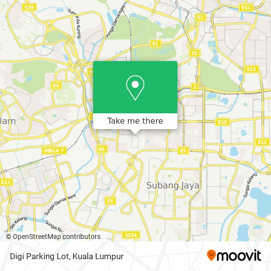 Digi Parking Lot map