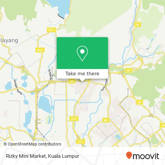Peta Rizky Mini Market