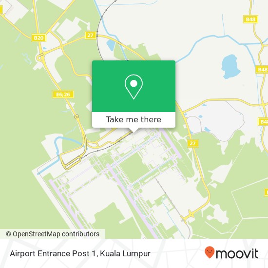 Airport Entrance Post 1 map