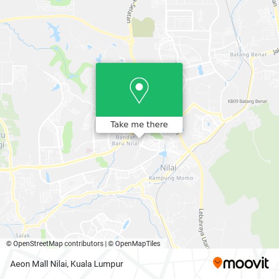 Aeon Mall Nilai map