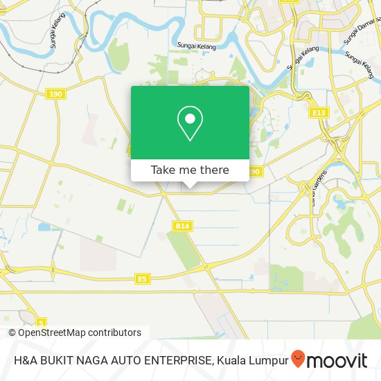 H&A BUKIT NAGA AUTO ENTERPRISE map