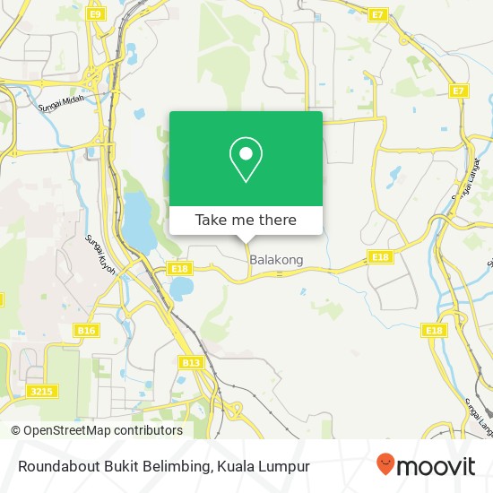 Roundabout Bukit Belimbing map