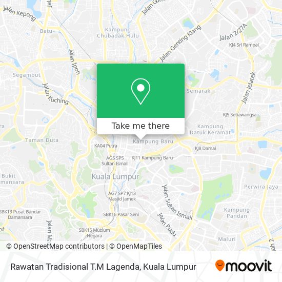 Peta Rawatan Tradisional T.M Lagenda