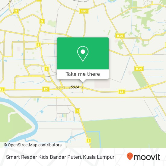 Smart Reader Kids Bandar Puteri map