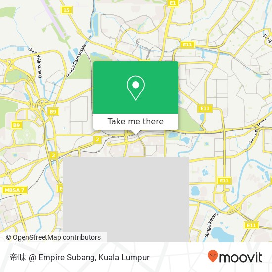 帝味 @ Empire Subang map